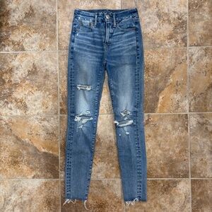 American Eagle Luxe Jean High Rise Jegging  - 000 Short